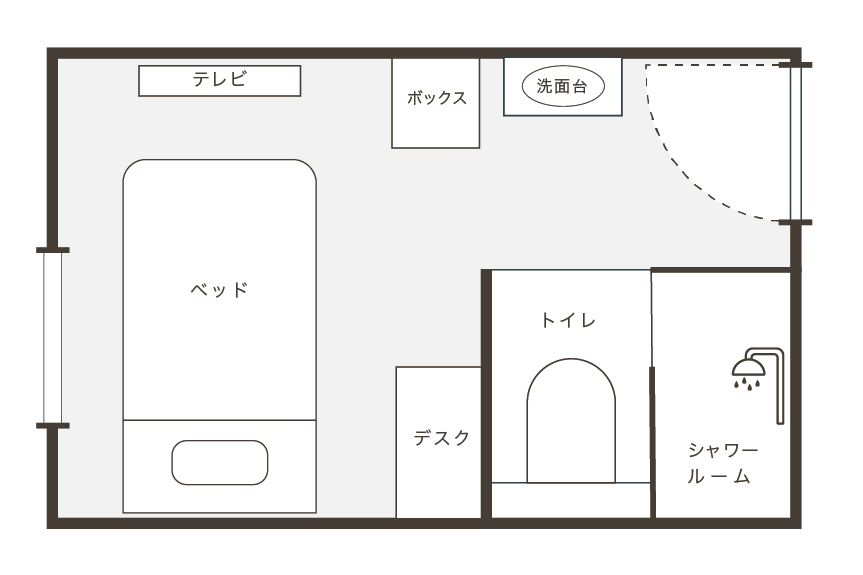 部屋レイアウト