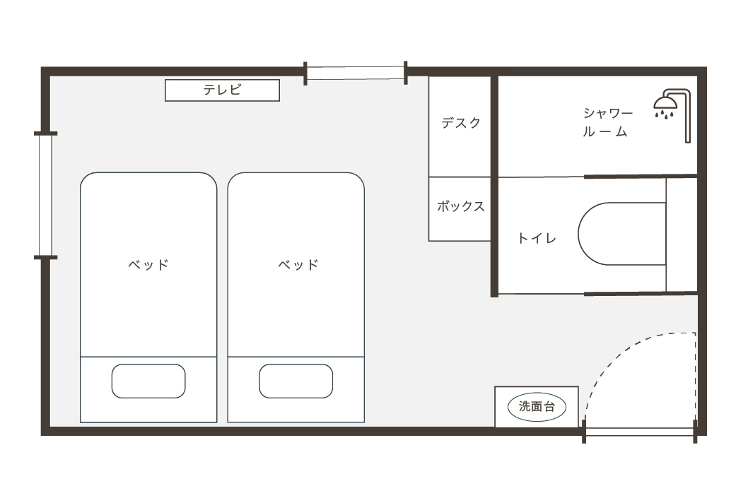 部屋レイアウト